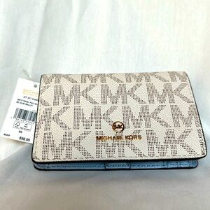 NWT Michael Kors Pale Blue Wallet